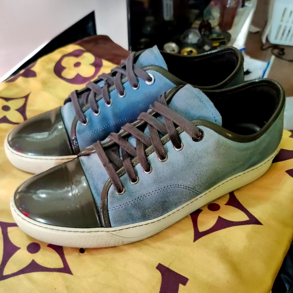 Lanvin suede dbb1 sneakers